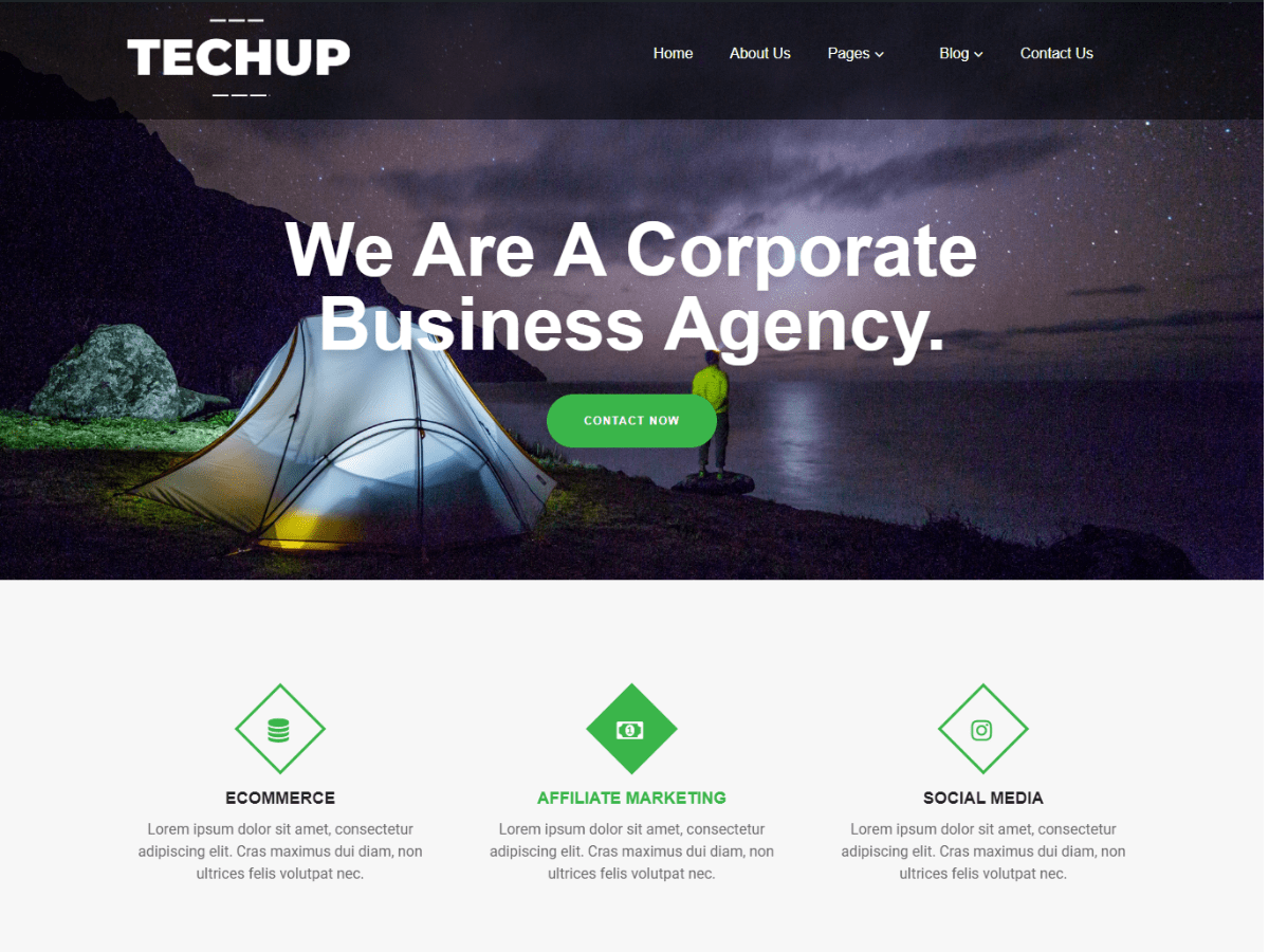 Fast Techup Preview Wordpress Theme - Rating, Reviews, Preview, Demo & Download
