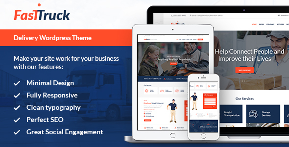 Fast Truck Preview Wordpress Theme - Rating, Reviews, Preview, Demo & Download