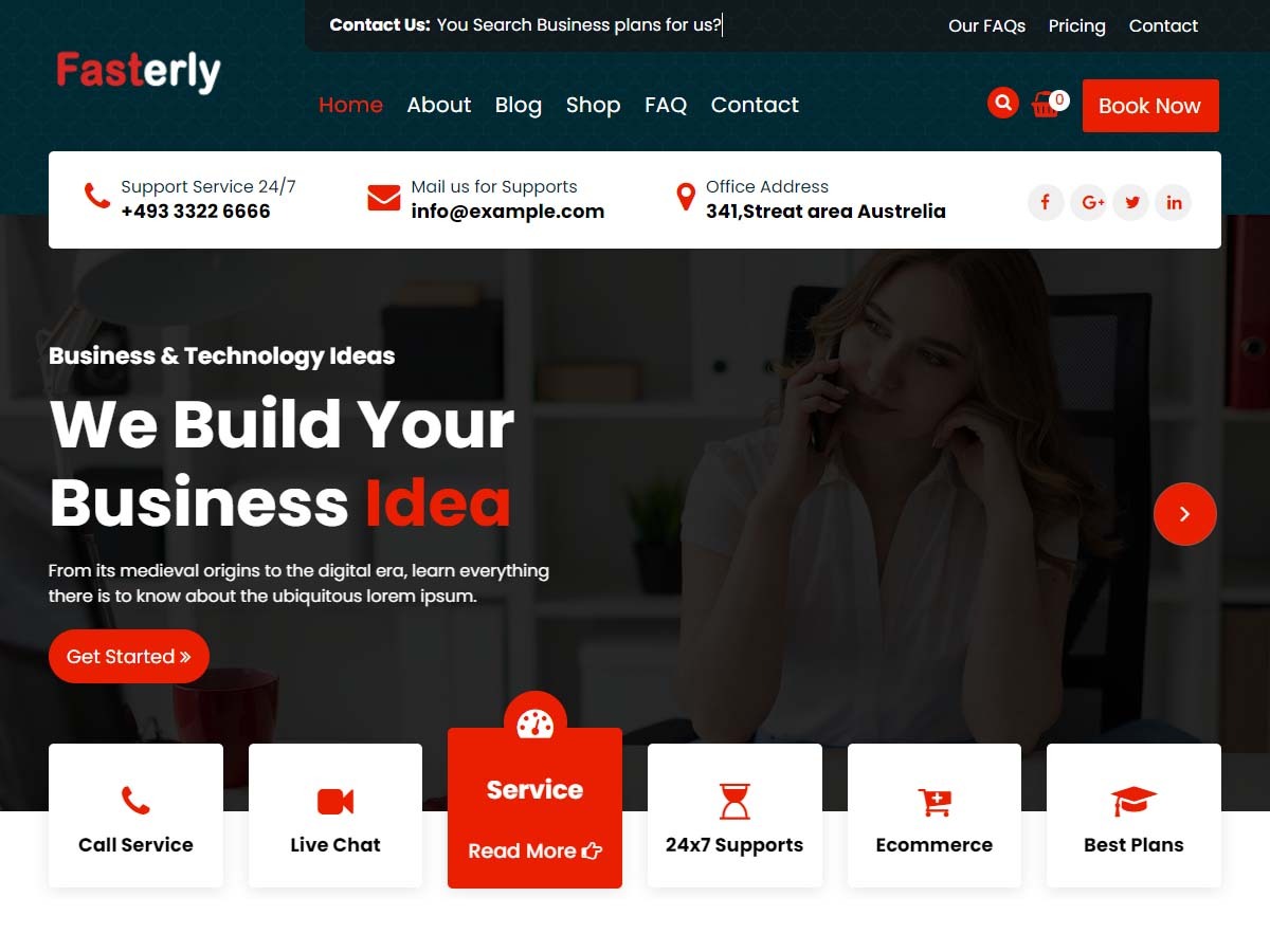 Fasterly Preview Wordpress Theme - Rating, Reviews, Preview, Demo & Download