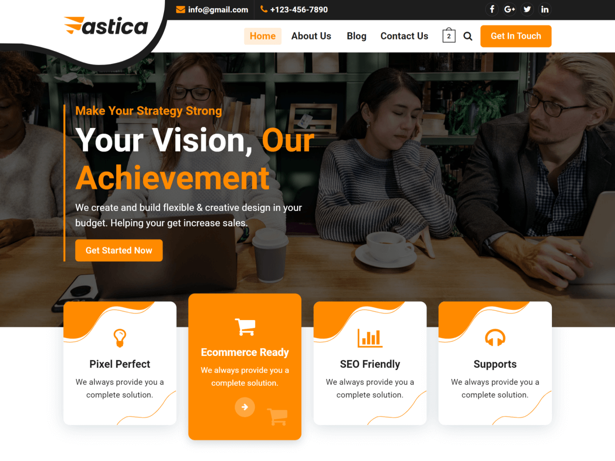 Fastica Preview Wordpress Theme - Rating, Reviews, Preview, Demo & Download