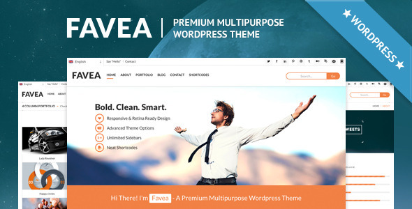 Favea Preview Wordpress Theme - Rating, Reviews, Preview, Demo & Download