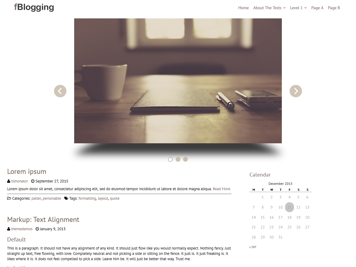 FBlogging Preview Wordpress Theme - Rating, Reviews, Preview, Demo & Download