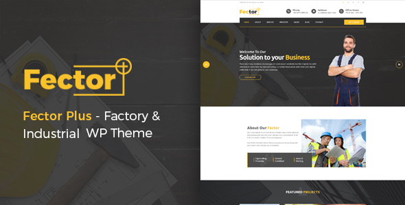 Fector Plus Preview Wordpress Theme - Rating, Reviews, Preview, Demo & Download