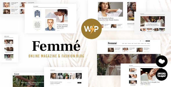 Femme Preview Wordpress Theme - Rating, Reviews, Preview, Demo & Download