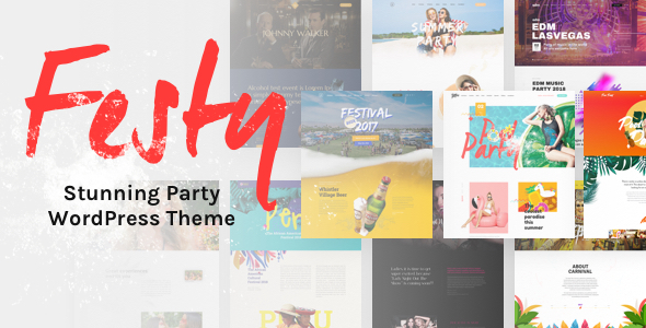 Festy Event Preview Wordpress Theme - Rating, Reviews, Preview, Demo & Download