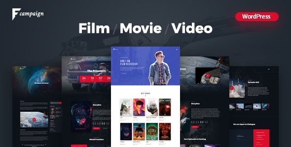 FilmCampaign Preview Wordpress Theme - Rating, Reviews, Preview, Demo & Download