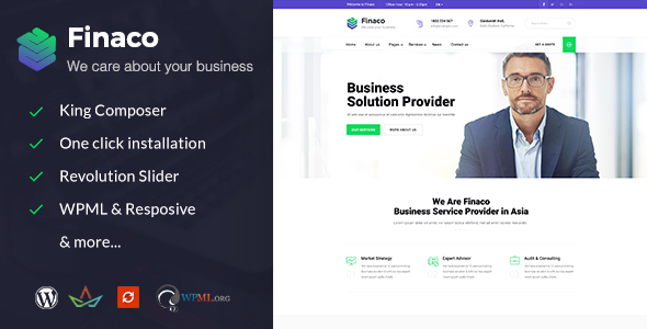 Finaco Preview Wordpress Theme - Rating, Reviews, Preview, Demo & Download