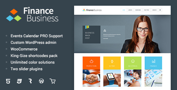 Finance Business Preview Wordpress Theme - Rating, Reviews, Preview, Demo & Download