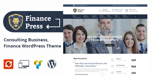 Finance Press Preview Wordpress Theme - Rating, Reviews, Preview, Demo & Download