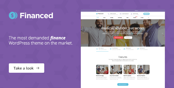 Financed Preview Wordpress Theme - Rating, Reviews, Preview, Demo & Download