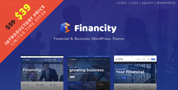 Financity Preview Wordpress Theme - Rating, Reviews, Preview, Demo & Download