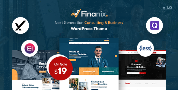 Finanix Preview Wordpress Theme - Rating, Reviews, Preview, Demo & Download