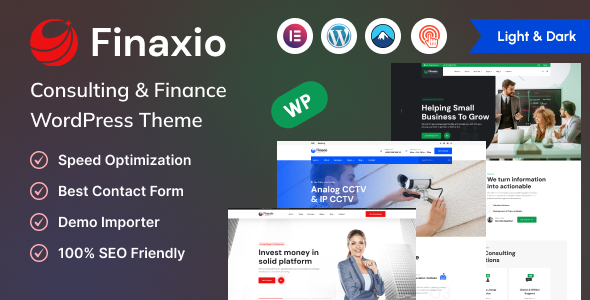 Finaxio Preview Wordpress Theme - Rating, Reviews, Preview, Demo & Download