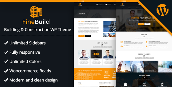 Fine Build Preview Wordpress Theme - Rating, Reviews, Preview, Demo & Download