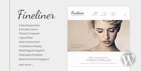 Fineliner Preview Wordpress Theme - Rating, Reviews, Preview, Demo & Download