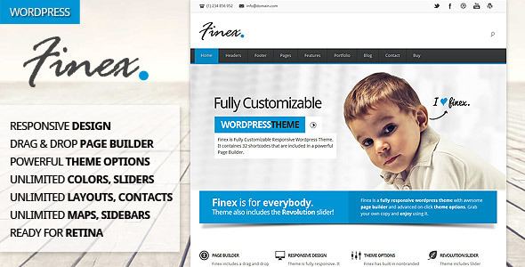 Finex Preview Wordpress Theme - Rating, Reviews, Preview, Demo & Download