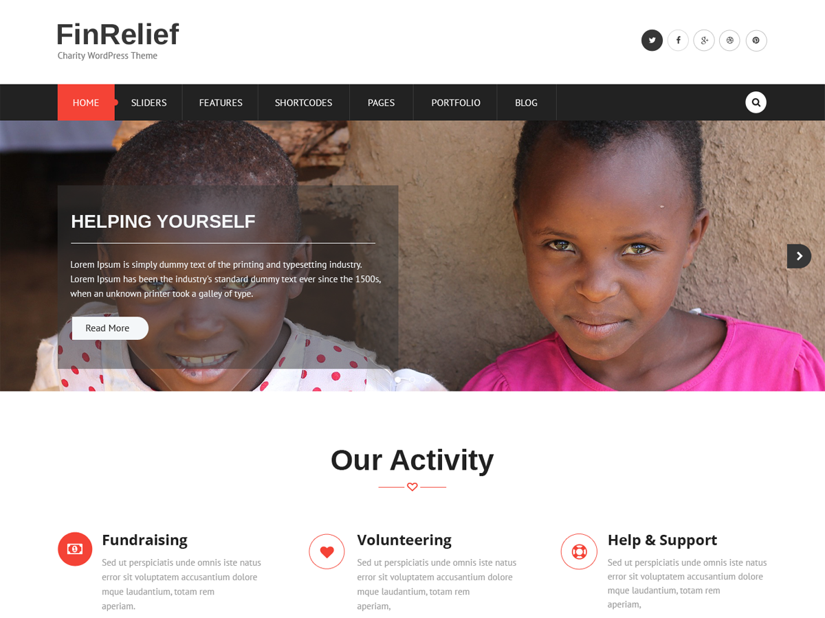 FinRelief Preview Wordpress Theme - Rating, Reviews, Preview, Demo & Download