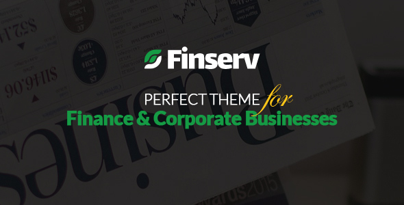 Finserv Preview Wordpress Theme - Rating, Reviews, Preview, Demo & Download