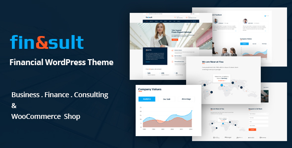 FinSult Preview Wordpress Theme - Rating, Reviews, Preview, Demo & Download