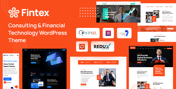 Fintex Preview Wordpress Theme - Rating, Reviews, Preview, Demo & Download
