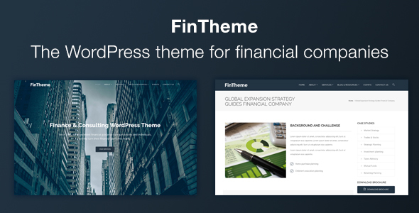 FinTheme Preview Wordpress Theme - Rating, Reviews, Preview, Demo & Download