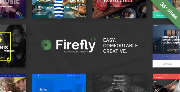 Firefly Preview Wordpress Theme - Rating, Reviews, Preview, Demo & Download