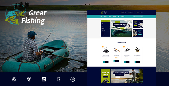 Fishing And Preview Wordpress Theme - Rating, Reviews, Preview, Demo & Download