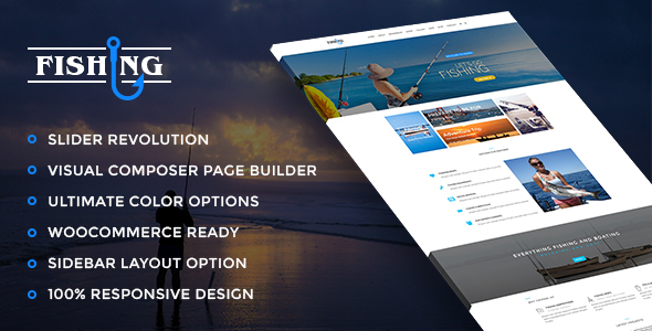 Fishing Club Preview Wordpress Theme - Rating, Reviews, Preview, Demo & Download