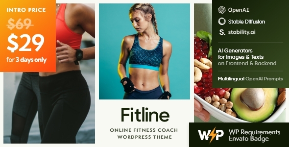 FitLine Preview Wordpress Theme - Rating, Reviews, Preview, Demo & Download