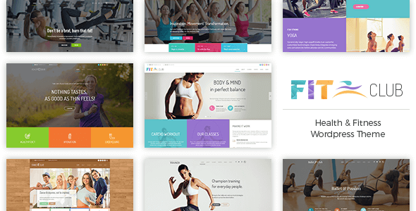 Fitness Club Preview Wordpress Theme - Rating, Reviews, Preview, Demo & Download