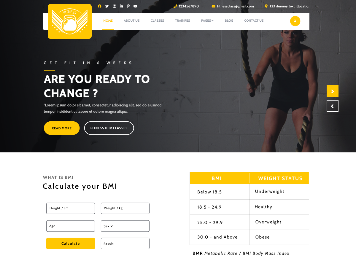 Fitness Crossfit Preview Wordpress Theme - Rating, Reviews, Preview, Demo & Download