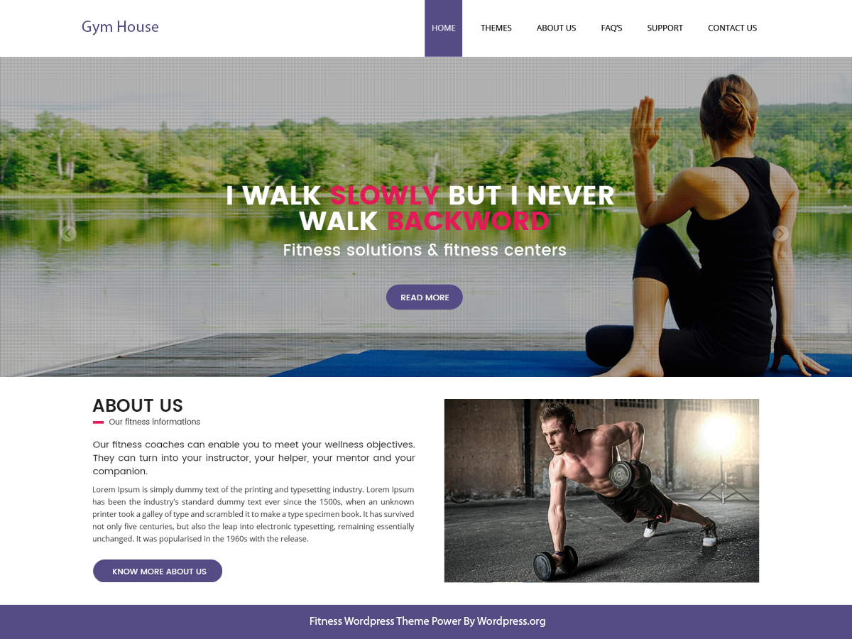 Fitness Gymhouse Preview Wordpress Theme - Rating, Reviews, Preview, Demo & Download