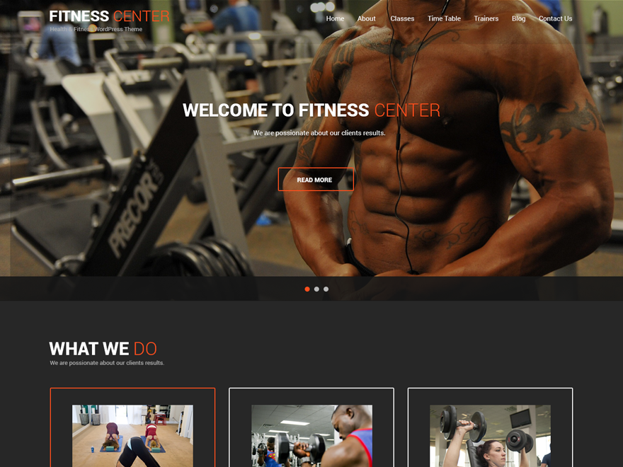 Fitness Lite Preview Wordpress Theme - Rating, Reviews, Preview, Demo & Download