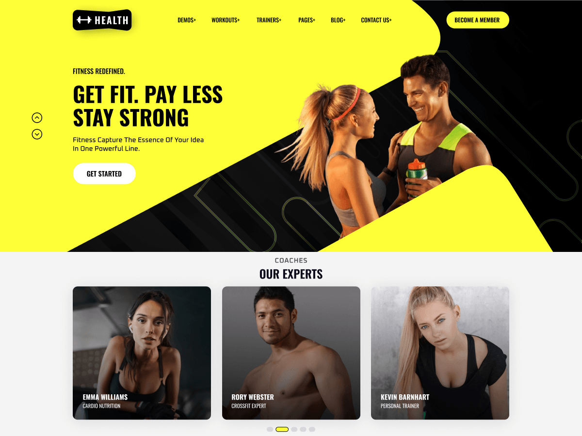 Fitness Yoga Preview Wordpress Theme - Rating, Reviews, Preview, Demo & Download