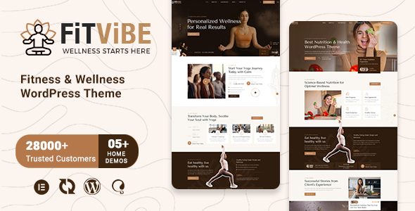 Fitvibe Preview Wordpress Theme - Rating, Reviews, Preview, Demo & Download