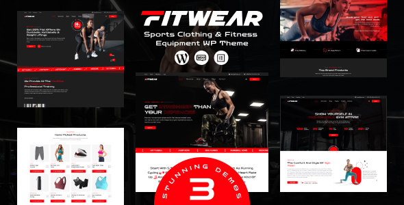 Fitwear Preview Wordpress Theme - Rating, Reviews, Preview, Demo & Download