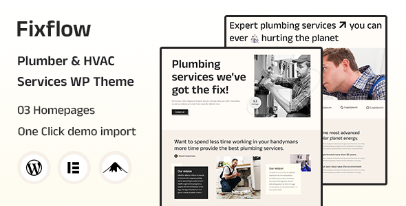 Fixflow Preview Wordpress Theme - Rating, Reviews, Preview, Demo & Download