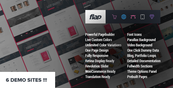 FLAP Preview Wordpress Theme - Rating, Reviews, Preview, Demo & Download