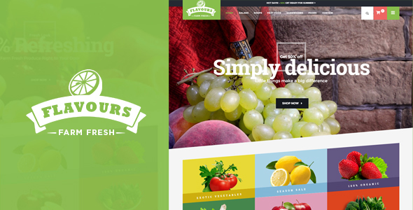 Flavours Preview Wordpress Theme - Rating, Reviews, Preview, Demo & Download