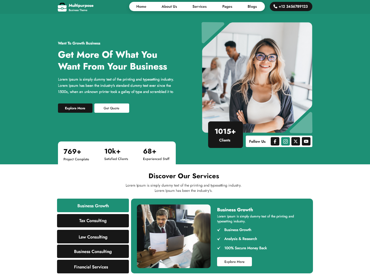 Flex Multi Preview Wordpress Theme - Rating, Reviews, Preview, Demo & Download