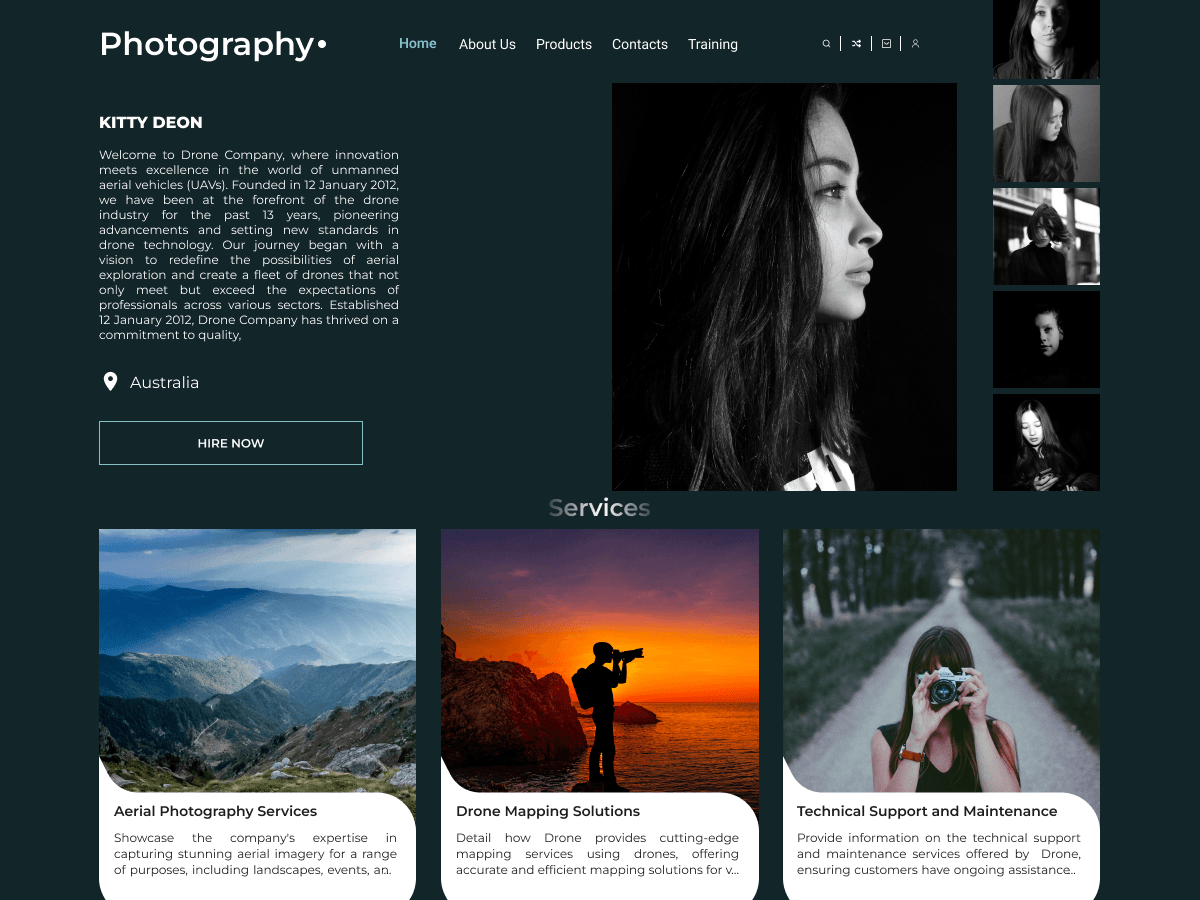 Flex Photography Preview Wordpress Theme - Rating, Reviews, Preview, Demo & Download