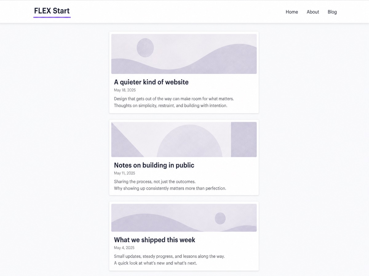 FLEX Start Preview Wordpress Theme - Rating, Reviews, Preview, Demo & Download
