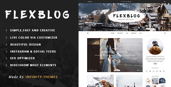 Flexblog Preview Wordpress Theme - Rating, Reviews, Preview, Demo & Download