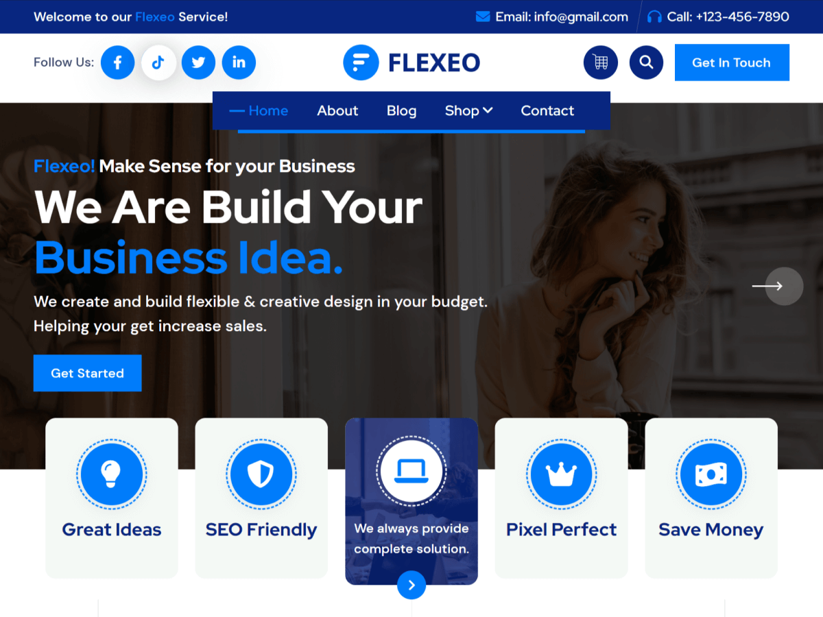 Flexeo Preview Wordpress Theme - Rating, Reviews, Preview, Demo & Download