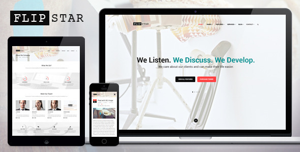 Flipstar Creative Preview Wordpress Theme - Rating, Reviews, Preview, Demo & Download
