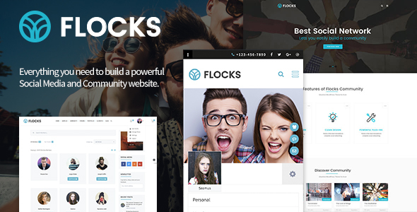 Flocks Preview Wordpress Theme - Rating, Reviews, Preview, Demo & Download
