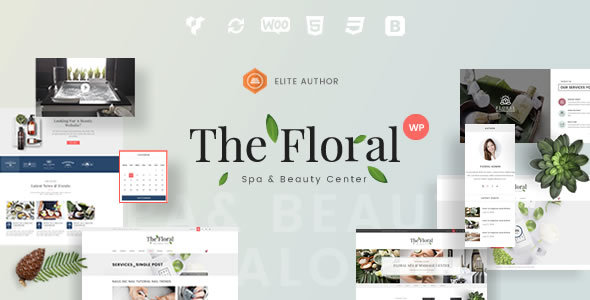 Floral Preview Wordpress Theme - Rating, Reviews, Preview, Demo & Download