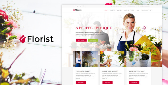 Florist Preview Wordpress Theme - Rating, Reviews, Preview, Demo & Download