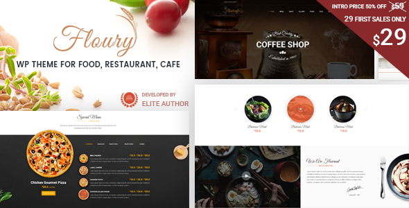 Floury Preview Wordpress Theme - Rating, Reviews, Preview, Demo & Download