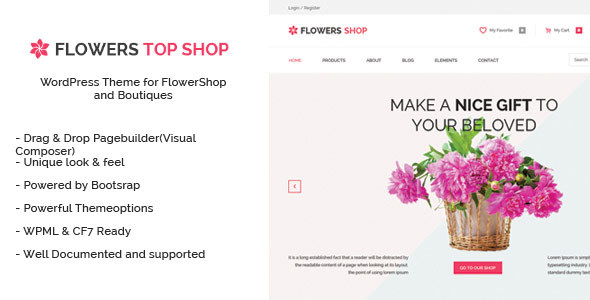 Flowershop Preview Wordpress Theme - Rating, Reviews, Preview, Demo & Download